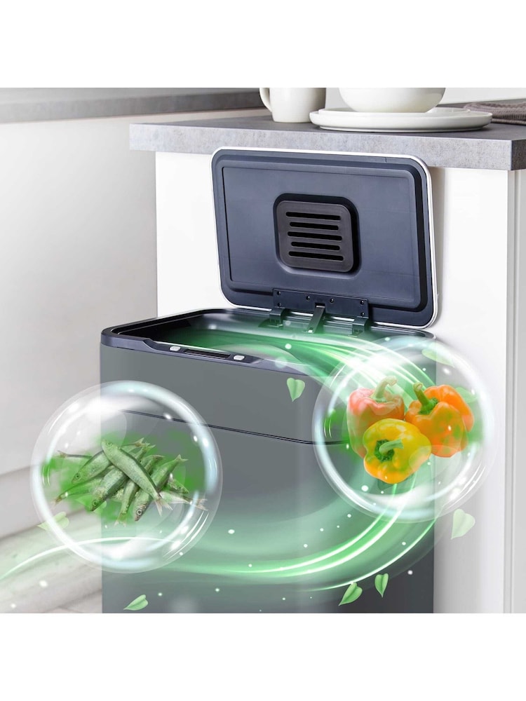 Tower Grey Ozone 60L Sensor Bin - Image 2 of 11 Tower Grey Ozone 60L Sensor Bin - Image 2 of 11