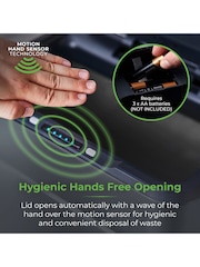 Tower Grey Ozone 60L Sensor Bin - Image 5 of 11