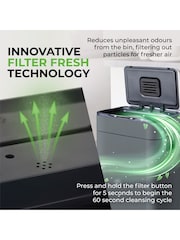 Tower Grey Ozone 60L Sensor Bin - Image 6 of 11