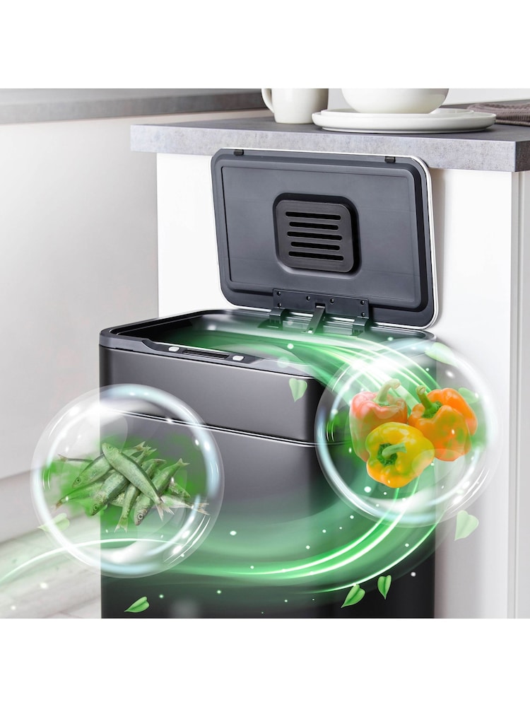 Tower Black Ozone 60L Sensor Bin - Image 2 of 11