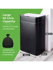 Tower Black Ozone 60L Sensor Bin - Image 4 of 11