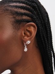 Inicio Sterling Silver Plated Shell Earrings Pack of 2 - Image 3 of 3