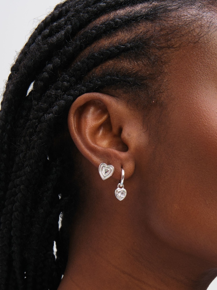 Inicio Heart Earrings Pack of 2 - Bild 3 von 3