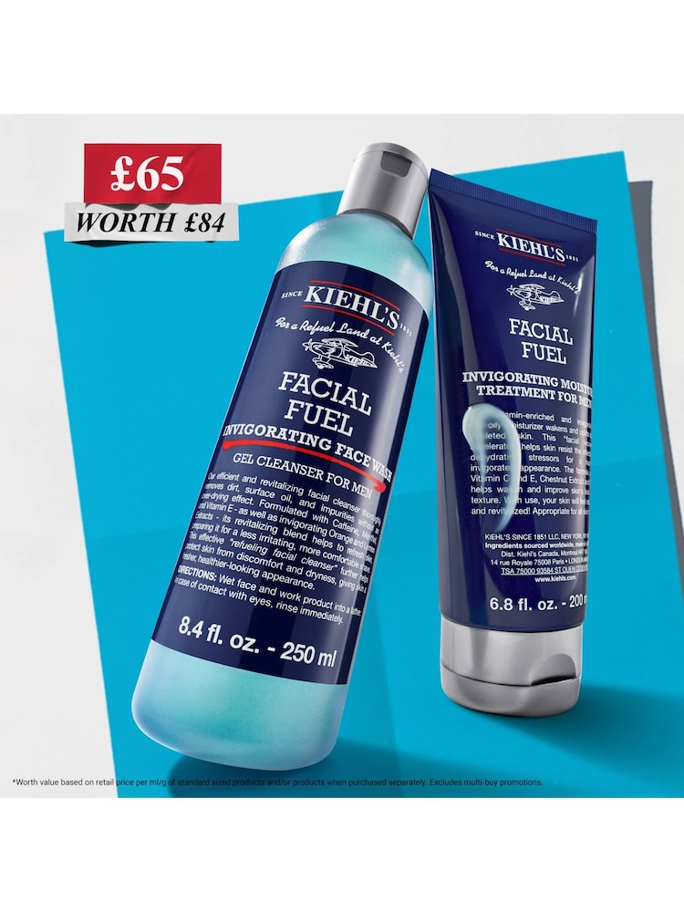 Kiehls Facial Fuel Set (Worth £84) - Image 2 of 6 Kiehls Facial Fuel Set (Worth £84) - Image 2 of 6