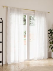 Umbra Brass Cappa Curtain Pole 91- 168cm - Image 1 of 5