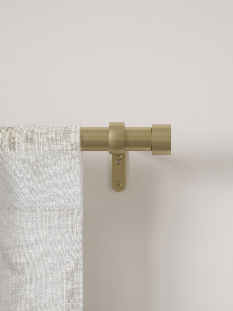 Umbra Brass Cappa Curtain Pole 91- 168cm - Image 2 of 5