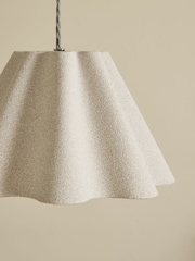 Laura Ashley Cream Scallop Wavy Fabric Shade - Image 3 of 6