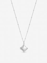 Inicio Sterling Silver Plated Satin Clover Locket Gift Pouch - Image 2 of 2