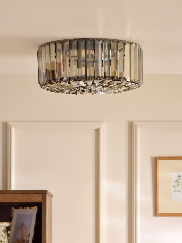 Laura Ashley Champagne Gold Fernhurst Small Ceiling Light - Image 2 of 6 Laura Ashley Champagne Gold Fernhurst Small Ceiling Light - Image 2 of 6