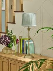 Laura Ashley Sage Green Hemsley Table Lamp - Image 2 of 5