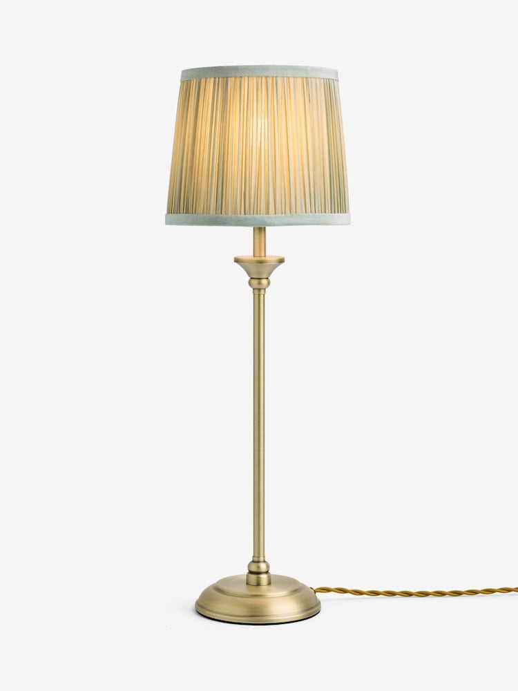 Laura Ashley Sage Green Hemsley Table Lamp - Image 5 of 5