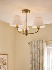 Laura Ashley Bronze Denston Ceiling Light - Image 1 of 6