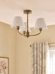 Laura Ashley Bronze Denston Ceiling Light - Image 2 of 6