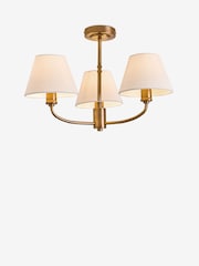 Laura Ashley Bronze Denston Ceiling Light - Image 5 of 6