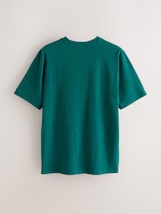 Black/Stone/Green Regular Fit Graphic Print T-Shirts 3 Pack - Image 7 of 15