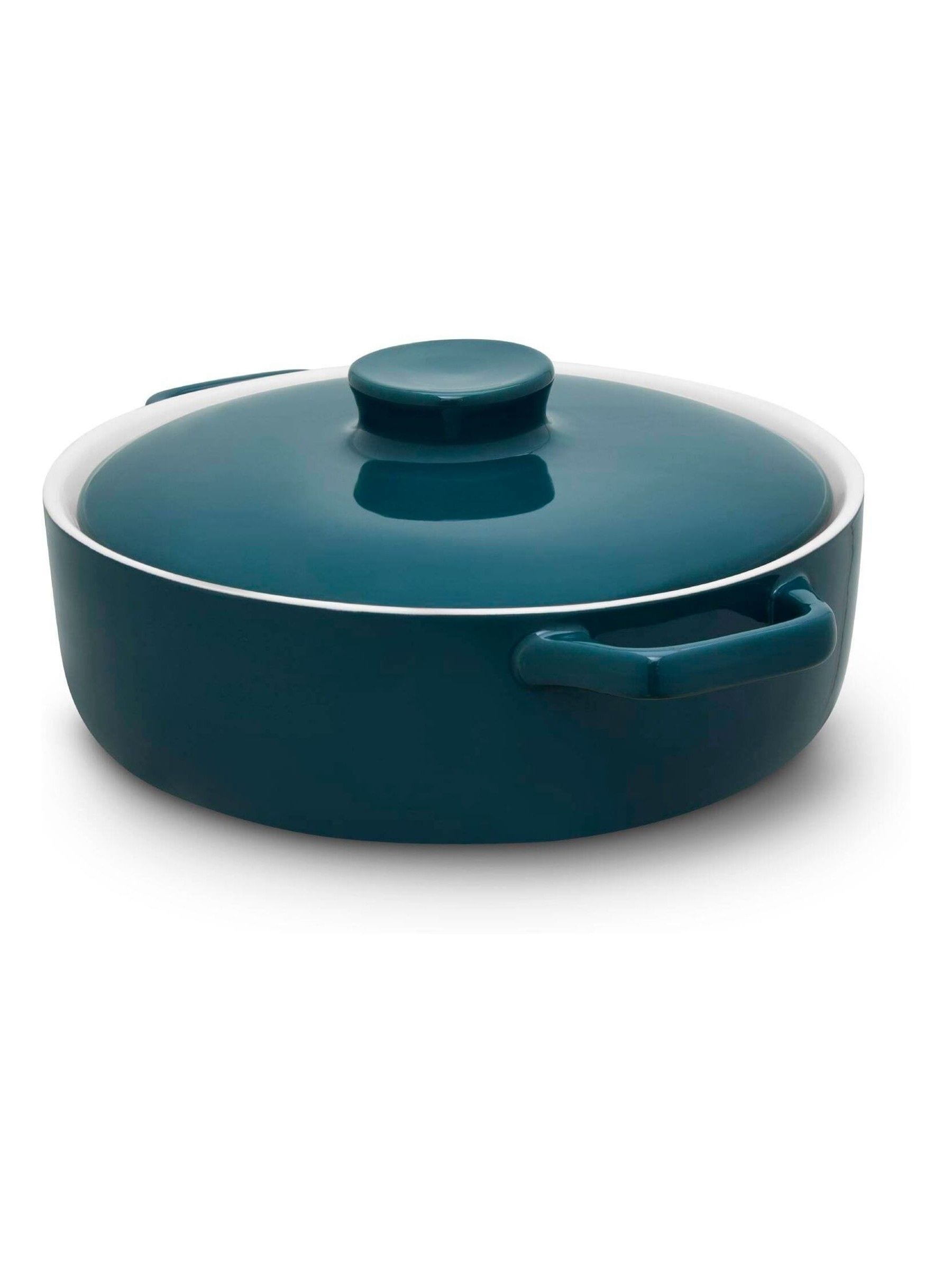 Nattura 23.5cm Shallow Casserole Teal - Image 8