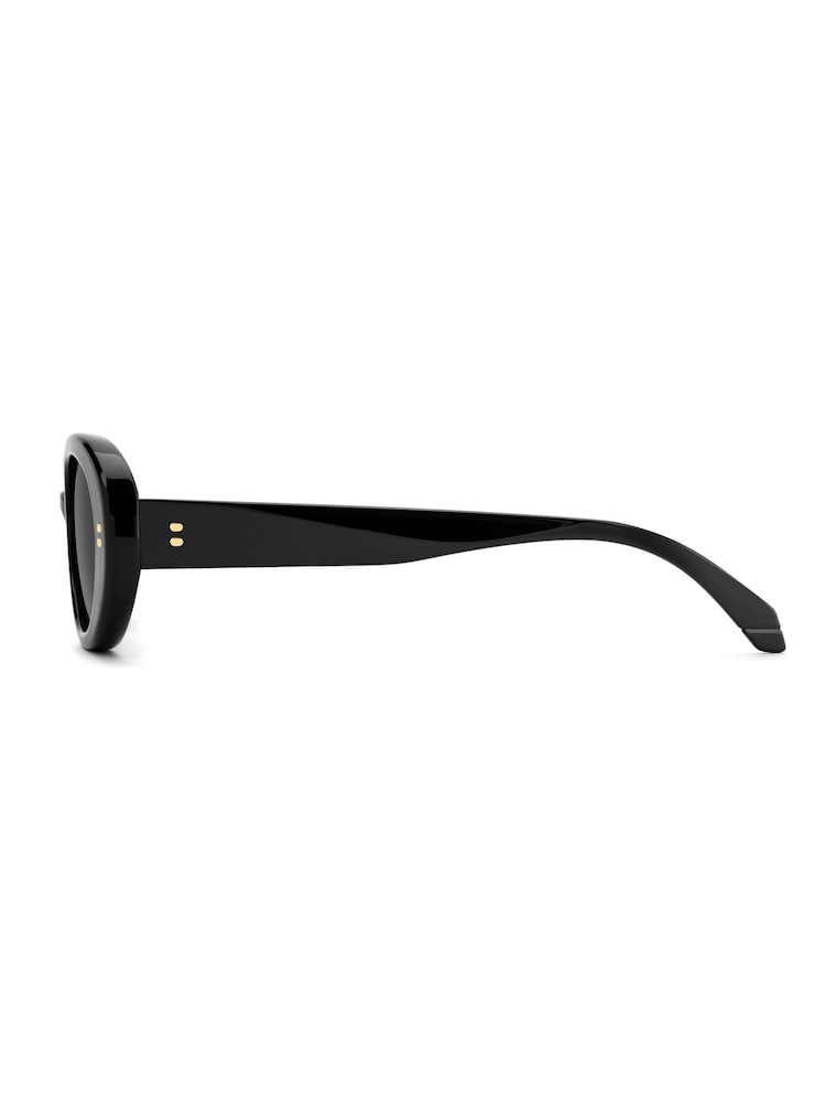 Polaroid Oval Black Sunglasses - Obraz 6 z 6 Polaroid Oval Black Sunglasses - Obraz 6 z 6