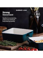 Barbary and Oak Set of 2 Agave Nattura Square Baking Dishes - Image 3 of 9