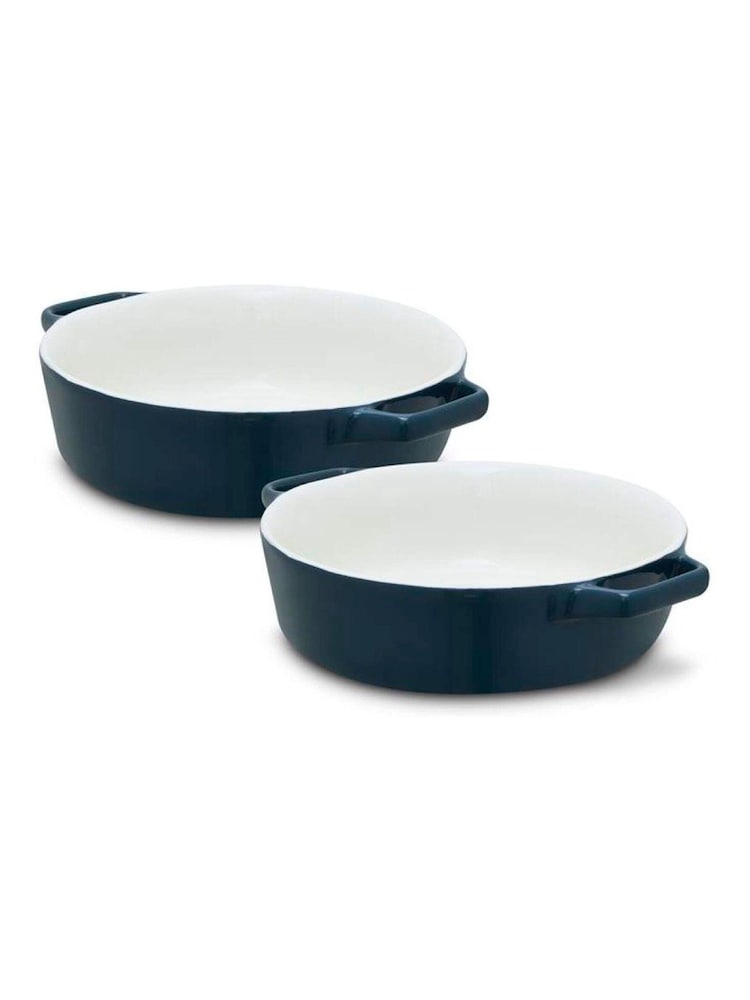 Barbary and Oak Set of 2 Agave Nattura Round Baking Dishes - Image 1 of 9