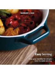 Barbary and Oak Set of 2 Agave Nattura Round Baking Dishes - Image 5 of 9