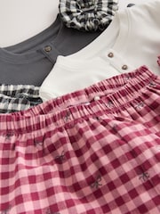 Black/Red Woven Jogger Pyjamas 2 Pack (3-16yrs) - Image 12 of 12
