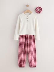 Black/Red Woven Jogger Pyjamas 2 Pack (3-16yrs) - Image 8 of 12