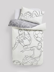 Cotton Duvet Cover and Pillowcase Set - 画像 1 / 2