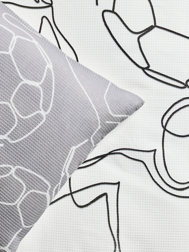 Cotton Duvet Cover and Pillowcase Set - 画像 2 / 2