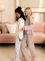 Blue/Brown Jogger Pyjamas 3 Pack (3-16yrs) - Image 3 of 9