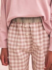 Green/Pink Woven Wide Leg Pyjamas 2 Pack (3-16yrs) - Image 7 of 12