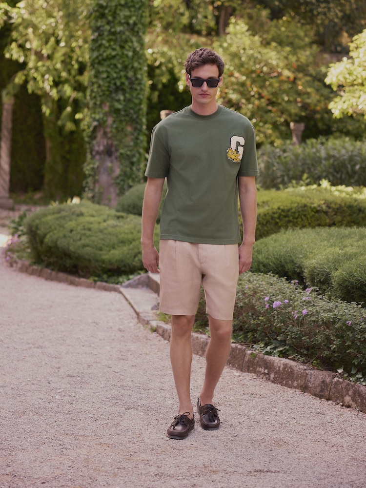 Green Garfield Varsity Regular Fit T-Shirt - Image 2 of 9