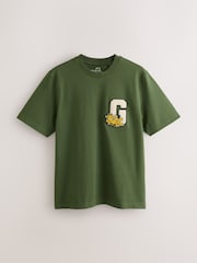 Green Garfield Varsity Regular Fit T-Shirt - Image 7 of 9