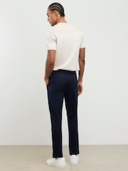 River Island Blue Slim Fit Stretch Chino Trousers - Image 2 of 4