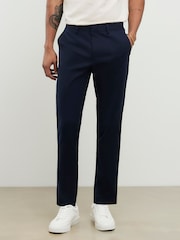 River Island Blue Slim Fit Stretch Chino Trousers - Image 3 of 4