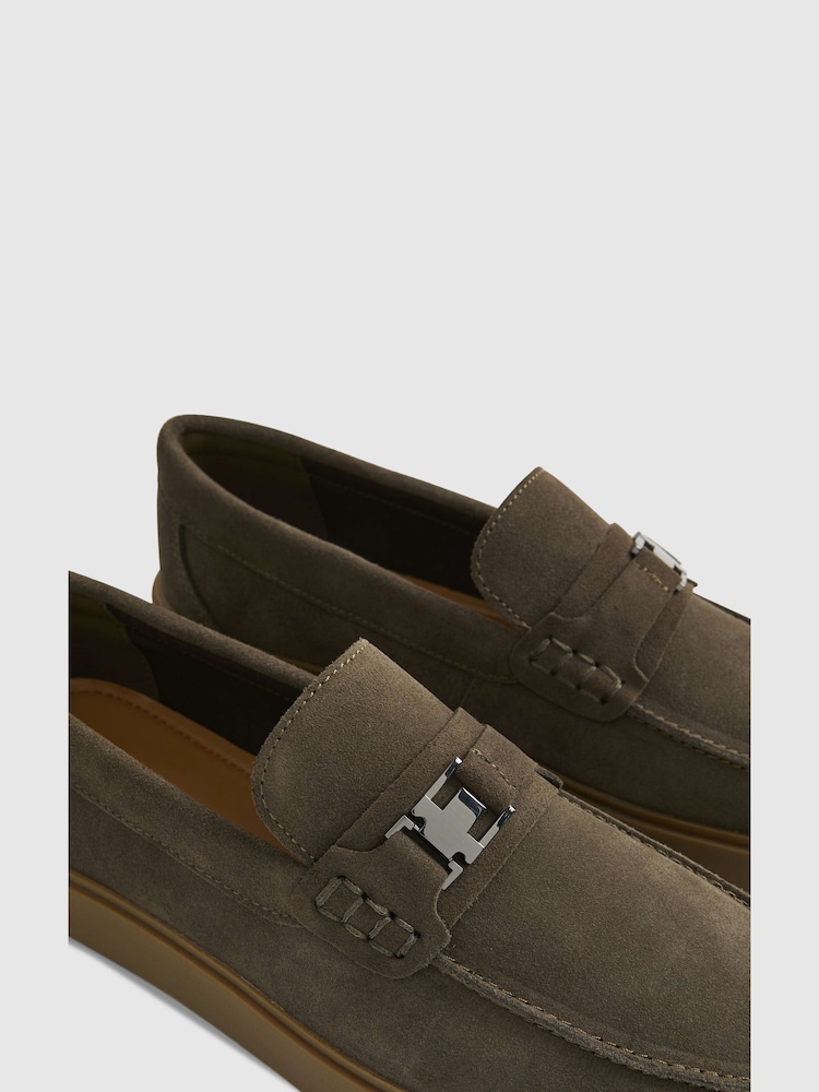 River Island Suede Cupsole Buckle Loafers - Slika 5 od 5