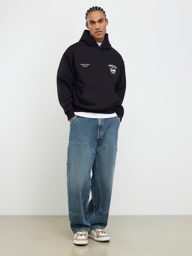 River Island Oversized Premio Series Racing Hoodie - Imaginea 2 din 4