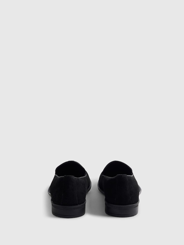 River Island Black Suede Tassel Loafers - Image 2 of 3