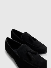 River Island Black Suede Tassel Loafers - Image 3 of 3