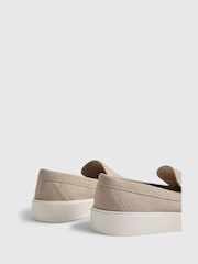 River Island Natural Suede Cupsole Loafers - Image 5 of 5