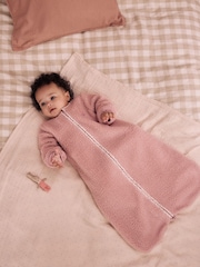 Pink Borg 2.5 Tog Fleece Baby Sleep Bag - Image 1 of 3