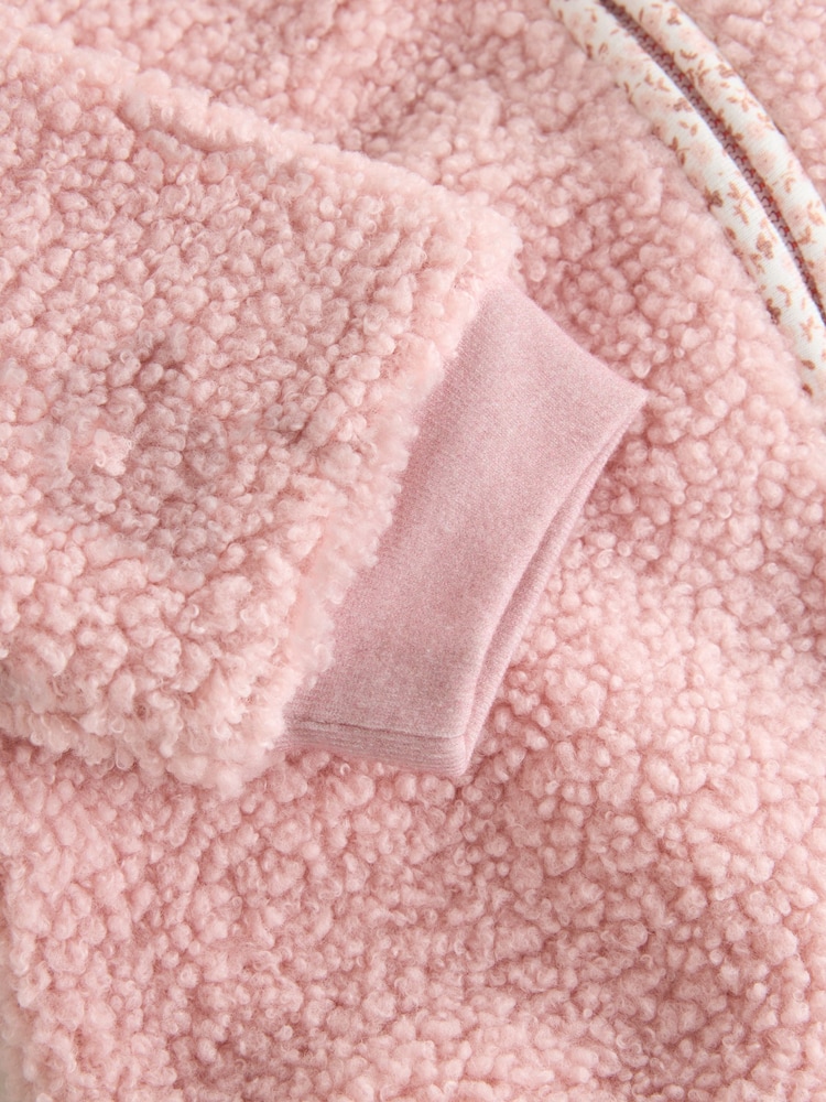 Pink Borg 2.5 Tog Fleece Baby Sleep Bag - Image 10 of 10 Pink Borg 2.5 Tog Fleece Baby Sleep Bag - Image 10 of 10