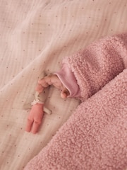Pink Borg 2.5 Tog Fleece Baby Sleep Bag - Image 3 of 3