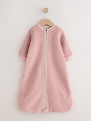 Pink Borg 2.5 Tog Fleece Baby Sleep Bag - Image 6 of 10
