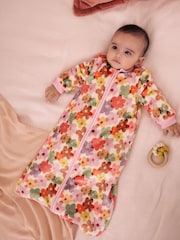 Multi Floral 2.5 Tog Fleece Baby Sleep Bag - Image 1 of 6