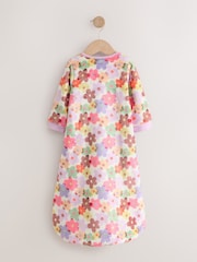 Multi Floral 2.5 Tog Fleece Baby Sleep Bag - Image 4 of 6
