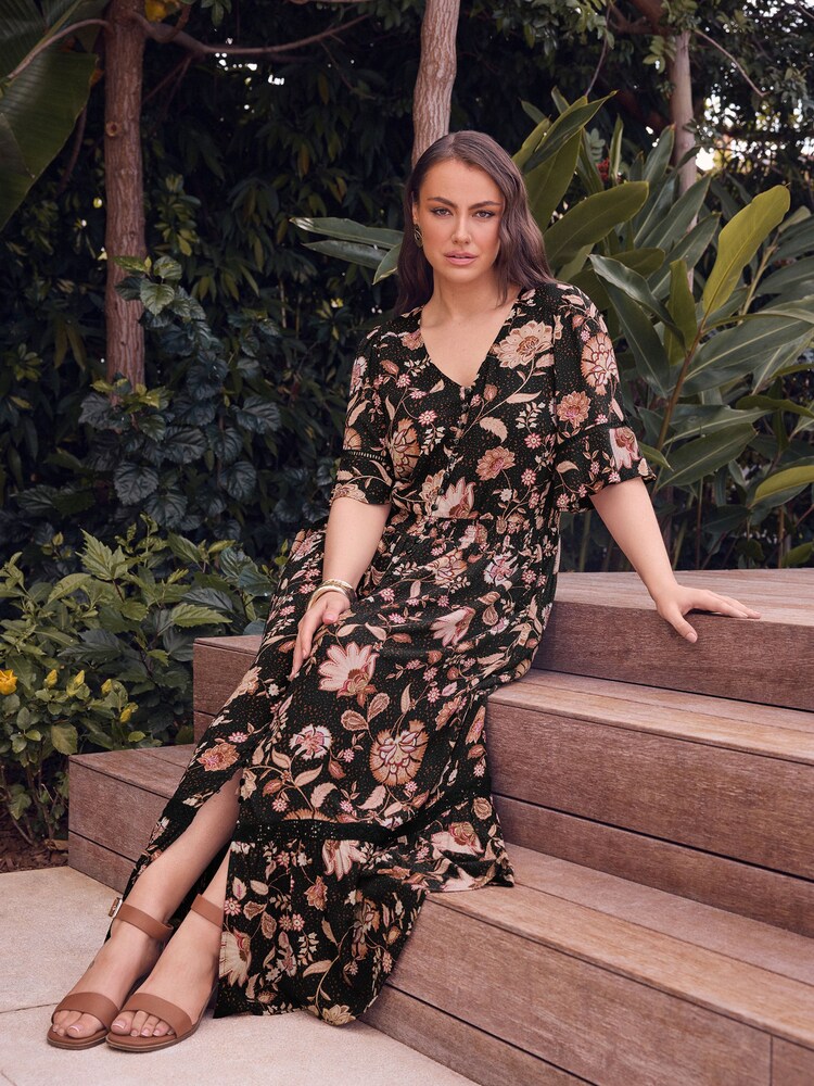 Evans Black Boho Dress - Image 2 of 3
