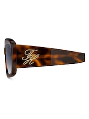 Tommy Hilfiger Brown Rectangular Sunglasses - Image 4 of 5