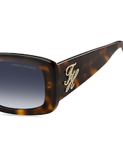Tommy Hilfiger Brown Rectangular Sunglasses - Image 5 of 5