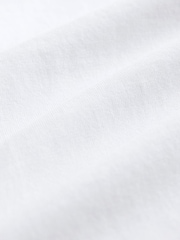 White Long Sleeve Plain T-Shirts 2 Pack (3mths-7yrs) - Image 6 of 6