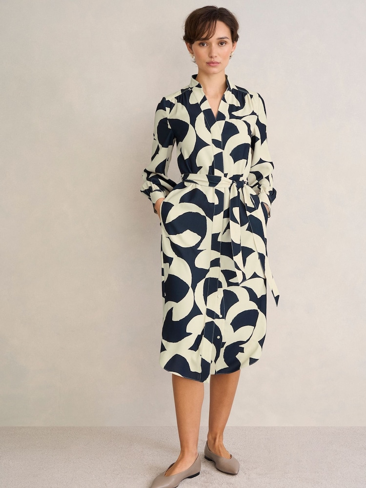 Hobbs Blue Alisa Dress - Image 1 of 4